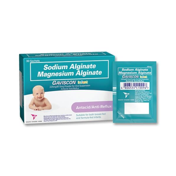 GAVISCON INFANT Sodium Alginate / Magnesium Alginate 225mg / 87.5mg
